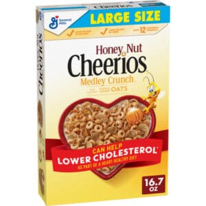 Cheerios Honey Nut Medley Crunch Heart Healthy Cereal, Large Size
