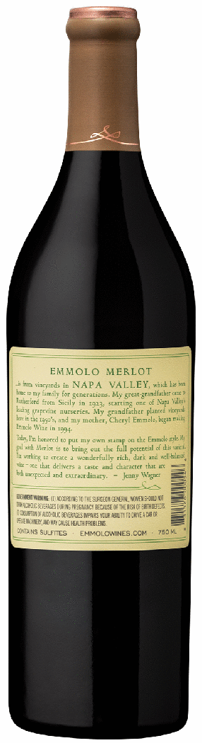 Emmolo Merlot Napa, 2022 - Image 2