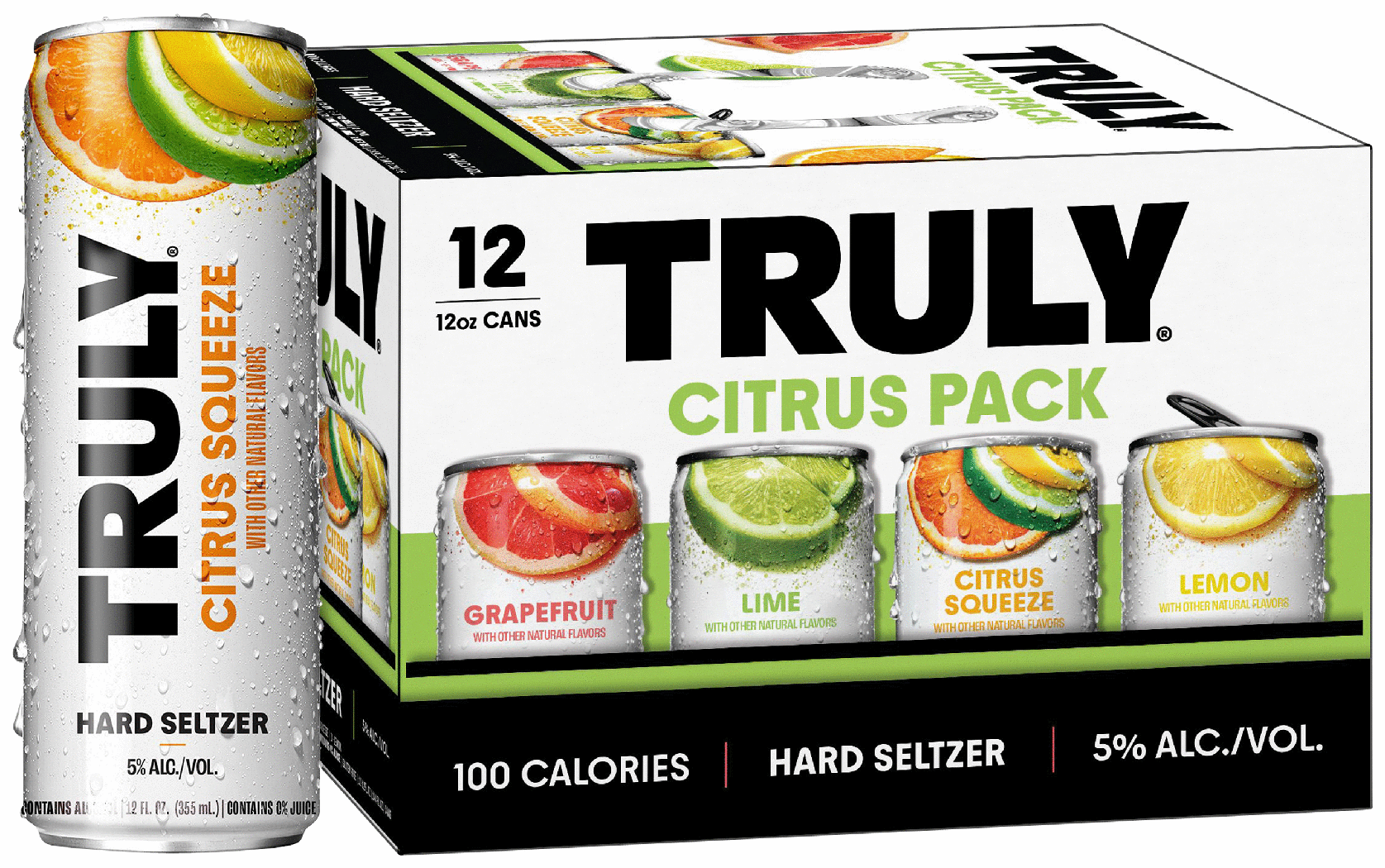 TRULY Hard Seltzer Citrus Variety Pack