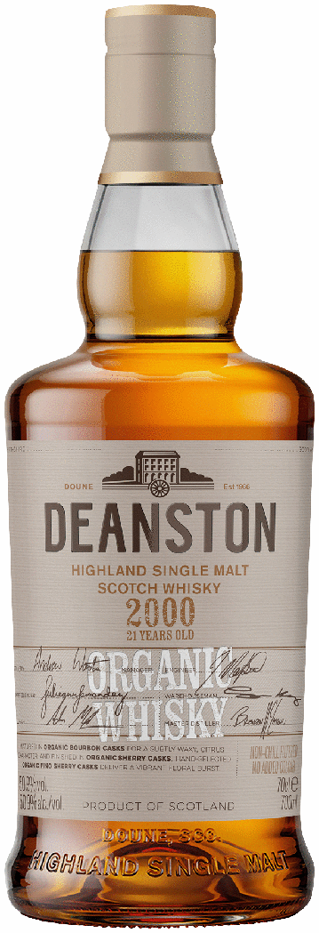 Deanston 2000 21 Yr Old Organic Whisky