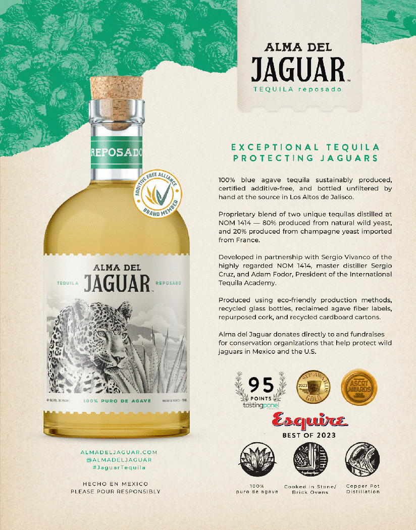 Alma Del Jaguar Reposado Tequila - Image 2