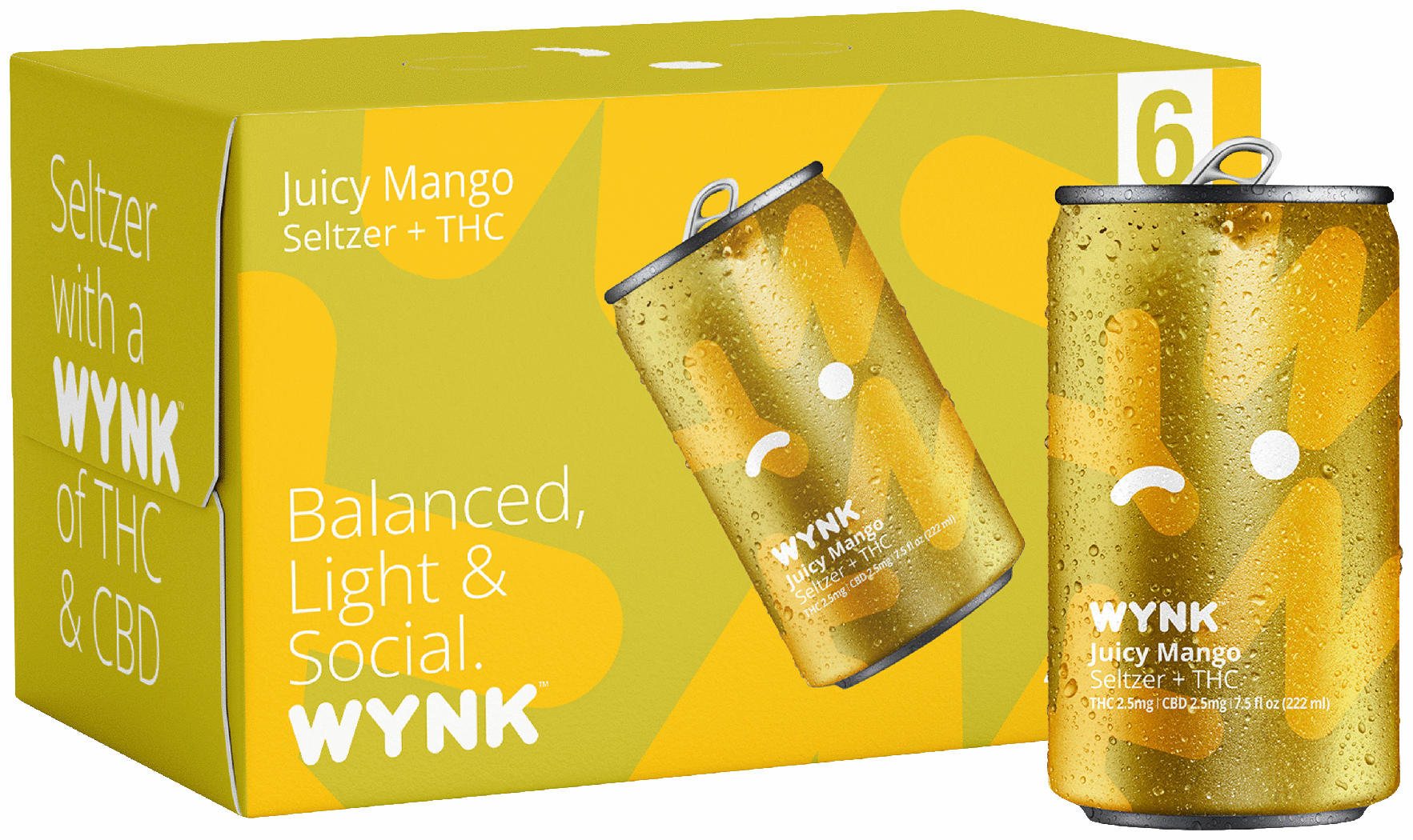 Wynk THC 2.5mg Mango