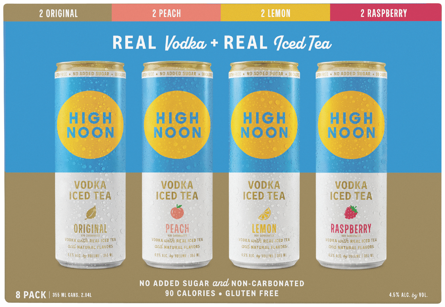 High Noon Vodka Tea Variety Pack - Image 2