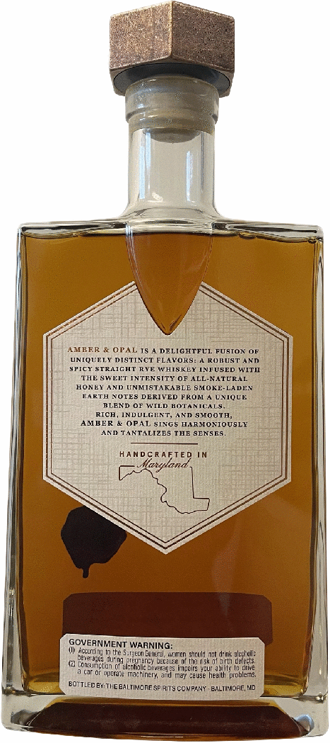 Amber & Opal Honey Botanical Whiskey - Image 2