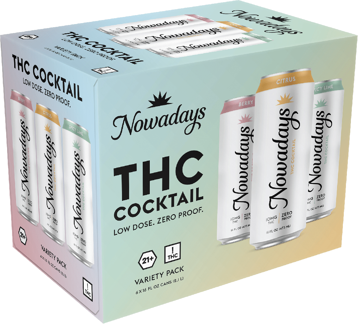 Nowadays THC 10mg Variety Pack