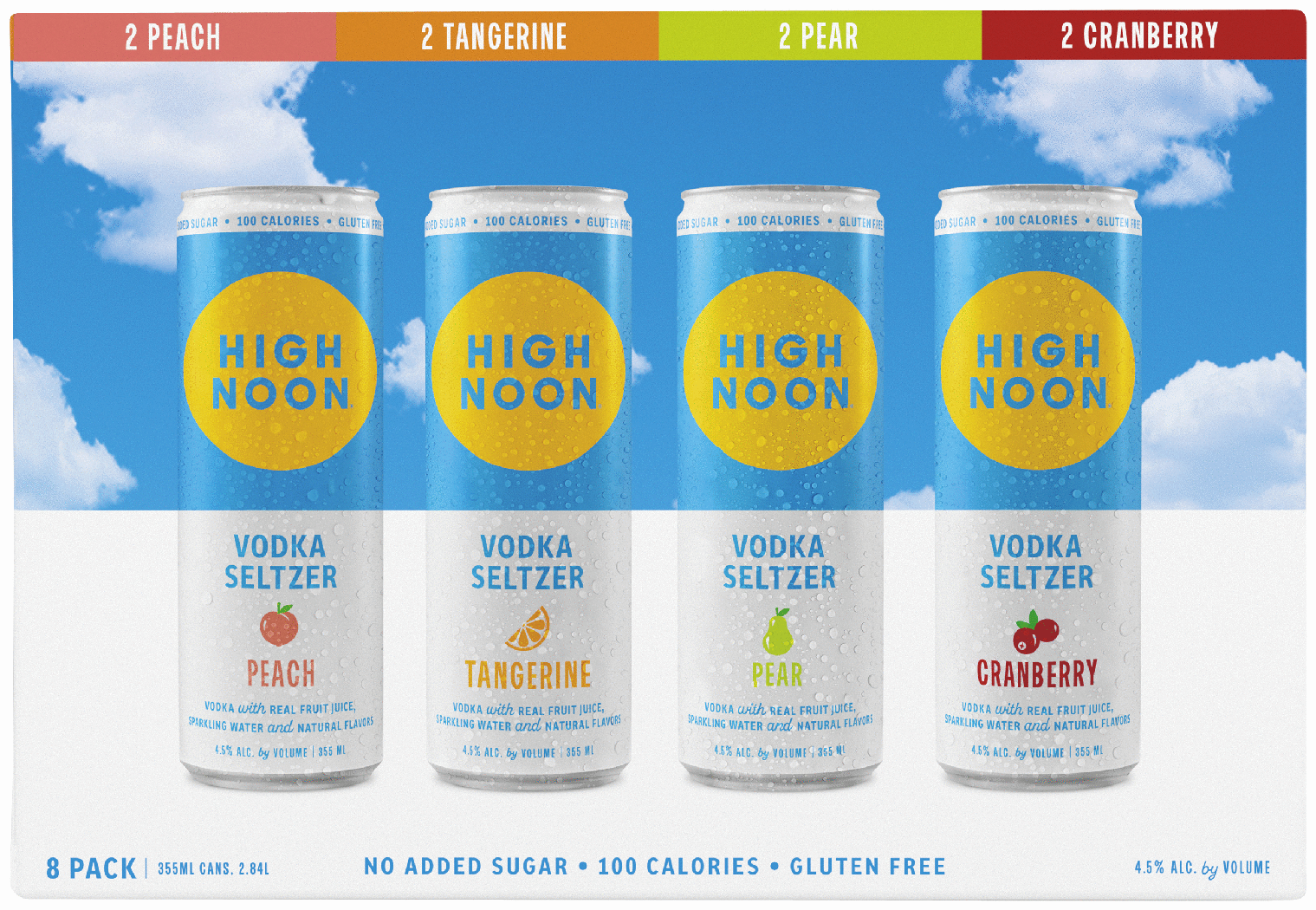High Noon Vodka Seltzer Day Variety Pack - Image 2