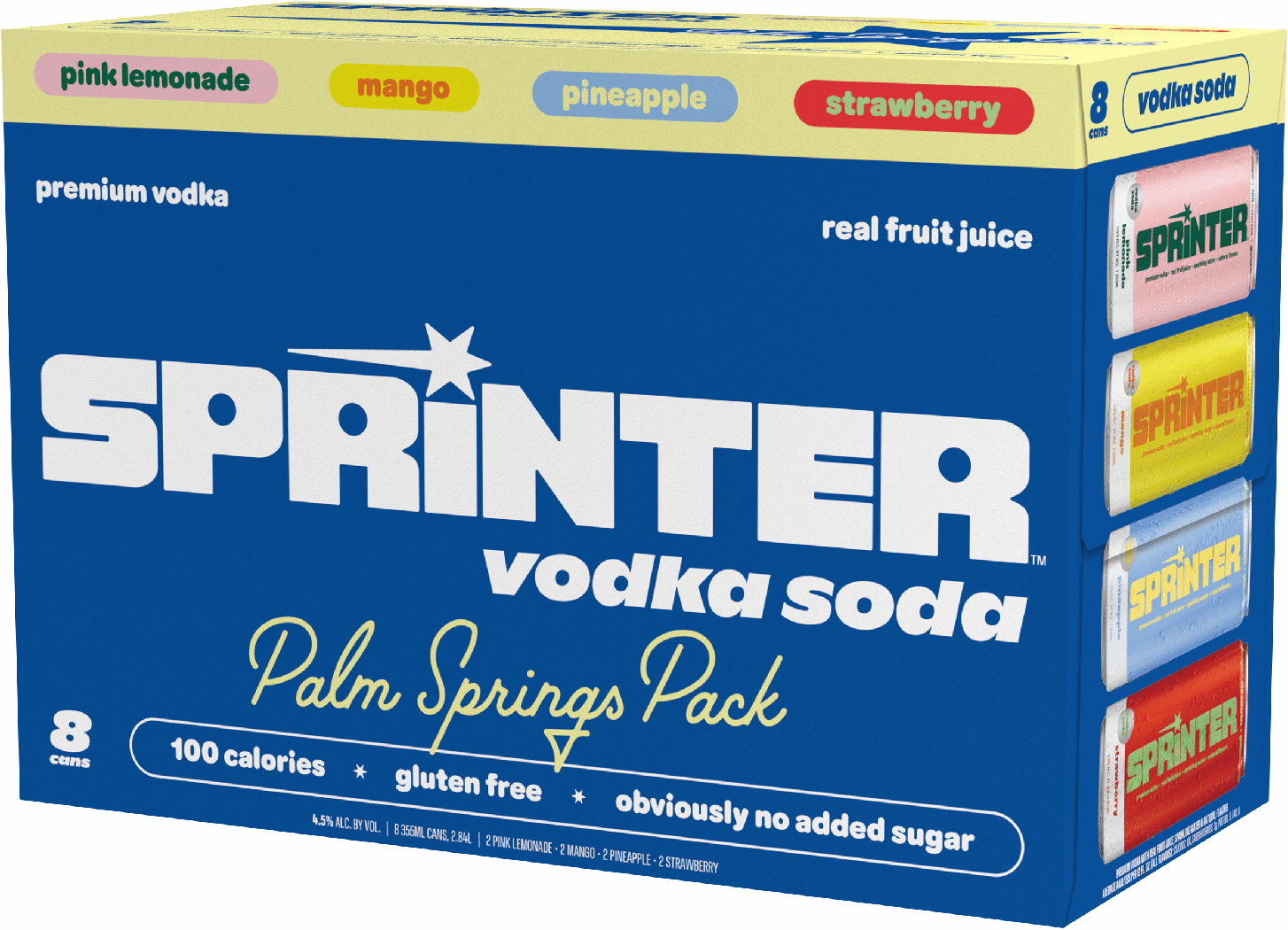 Sprinter Vodka Soda Palm Springs Pack