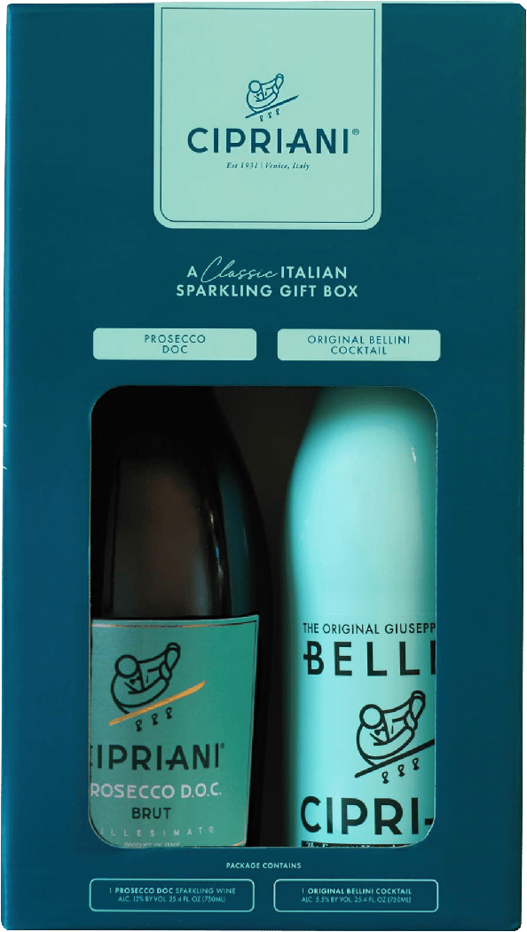 Cipriani Bellini & Prosecco Giftset