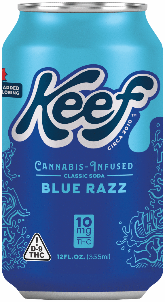Keef THC 10mg Blue Razz FL - Image 2