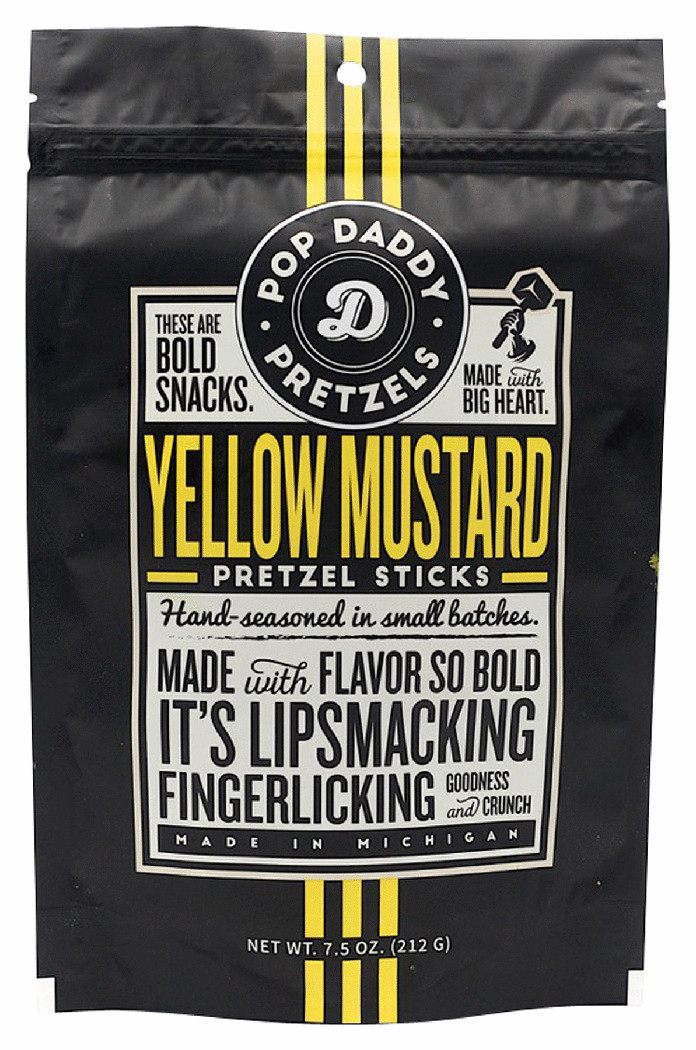 Pop Daddy Yellow Mustard Pretzels
