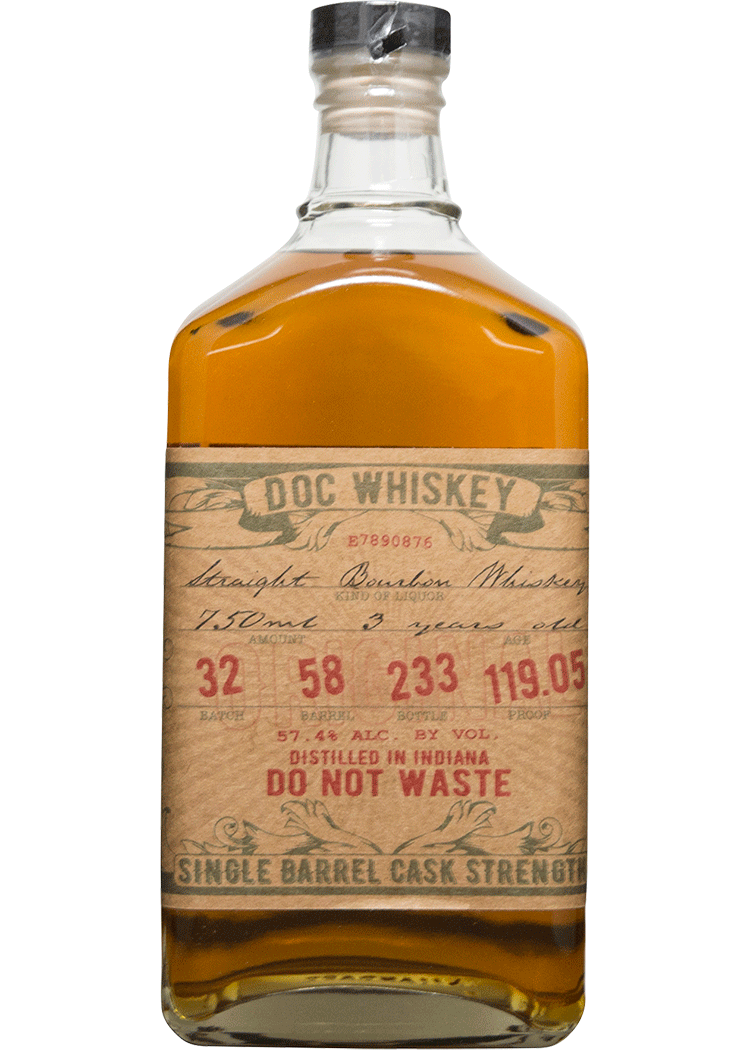 Doc Whiskey Cask Strength Single Barrel Bourbon