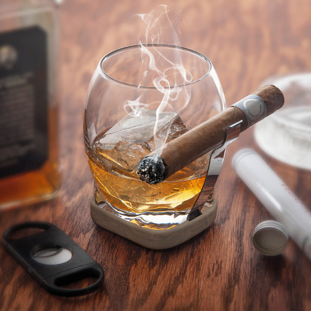 Final Touch Whiskey Cigar Glass - Image 3