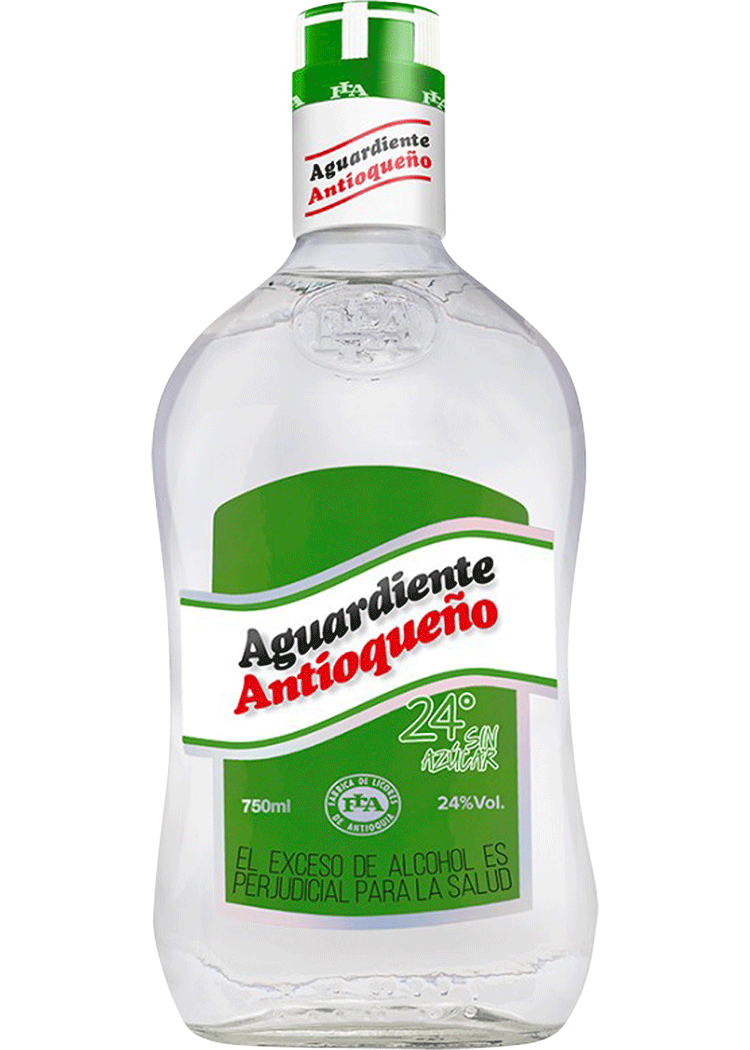 Antioqueno Aguardiente Verde Sin Azucar