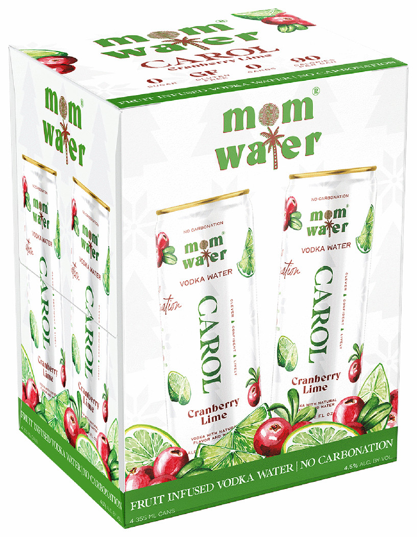 Mom Water Cranberry Lime Carol
