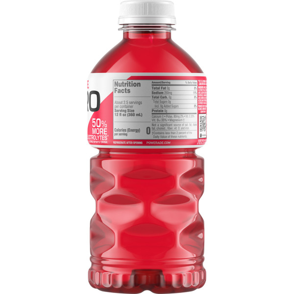 POWERADE Fruit Punch Zero Sugar Sports Drink Bottle - Image 3