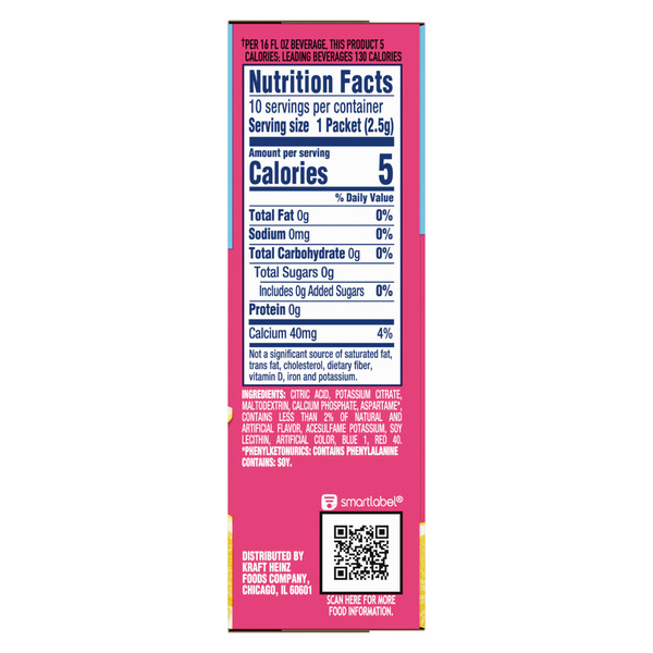 Crystal Light Raspberry Lemonade Powdered Drink Mix - Image 6
