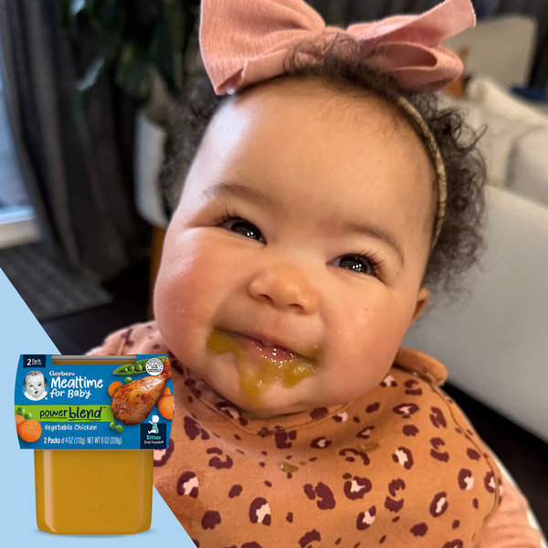 Gerber Vegetable Chicken Nutritious Dinner 2nd Foods - Image 3