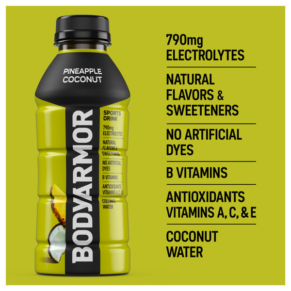 BODYARMOR Pineapple Coconut Sports Drink Bottle - Image 2