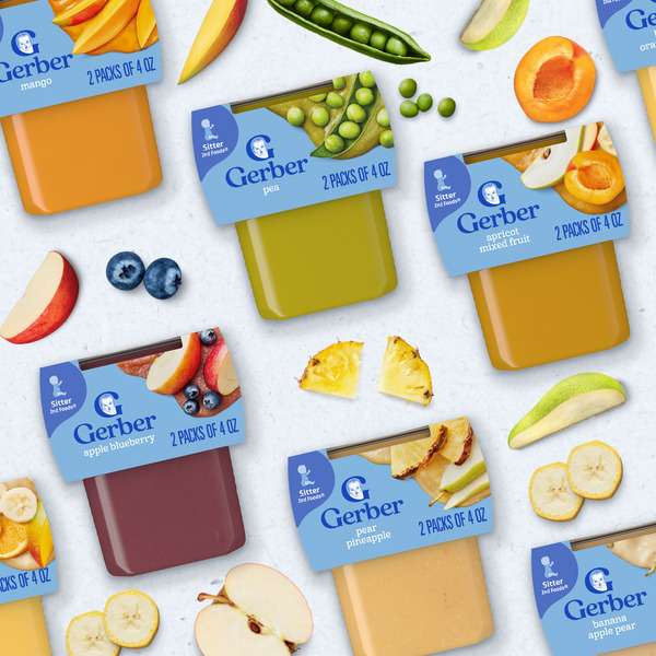 Gerber Stage 2 Baby Food Banana Orange Medley Puree Tub Baby Puree - Image 7
