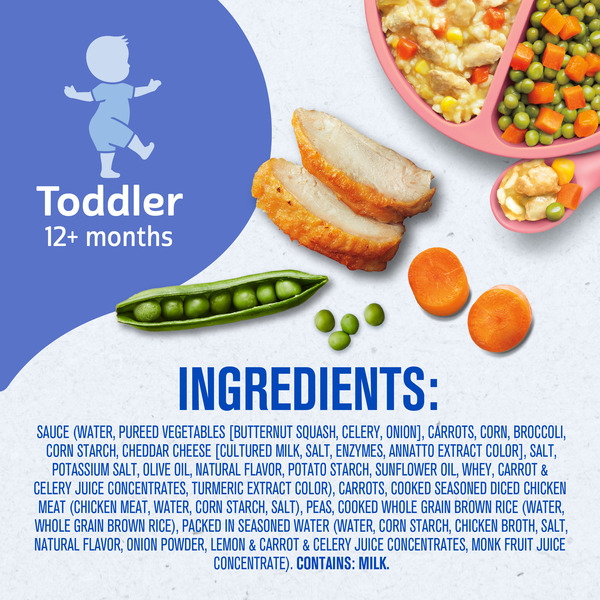 Gerber Yellow Rice & Chicken with Vegetables in Sauce Toddler Meal - Image 8