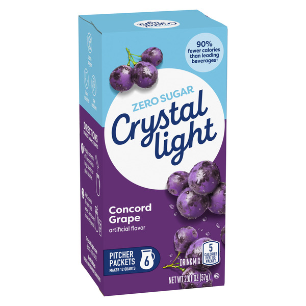 Crystal Light Concord Grape Artificially Flavored Powdered Drink Mix - Image 4