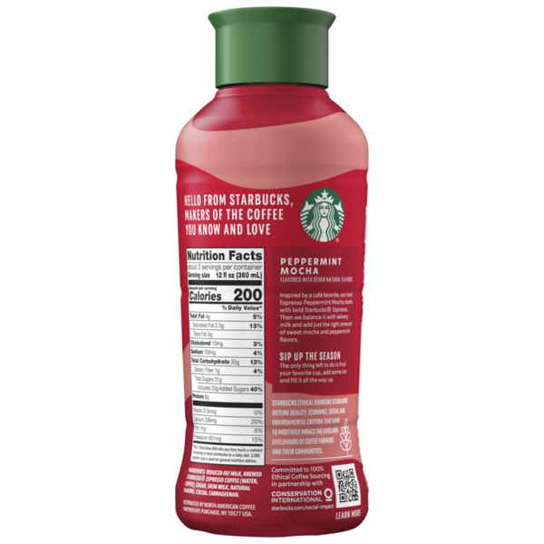 Starbucks Peppermint Mocha Chilled Espresso Beverage - Image 2