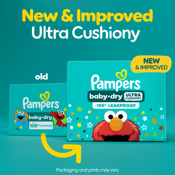 Pampers Baby Dry Diapers, Size 5 (27+ lb) - Image 2