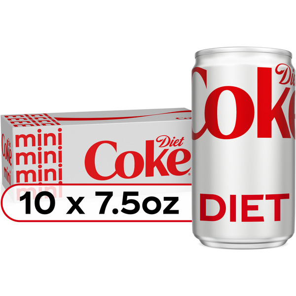 Diet Coke Soda Mini Cans