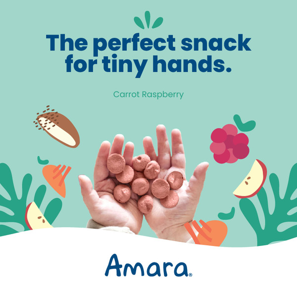 Amara Carrot Raspberry, Smoothie Melts - Image 3