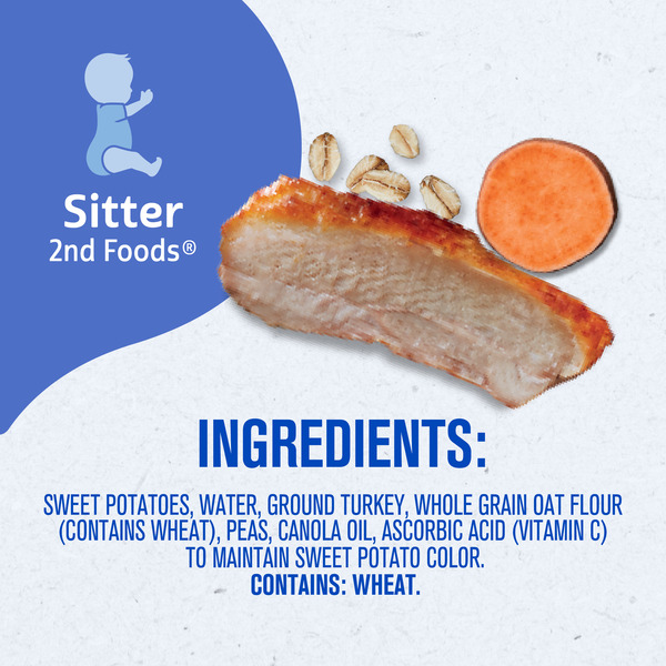 Gerber Sweet Potato & Turkey With Whole Grains Nutritious Dinner 2nd Foods - Image 8