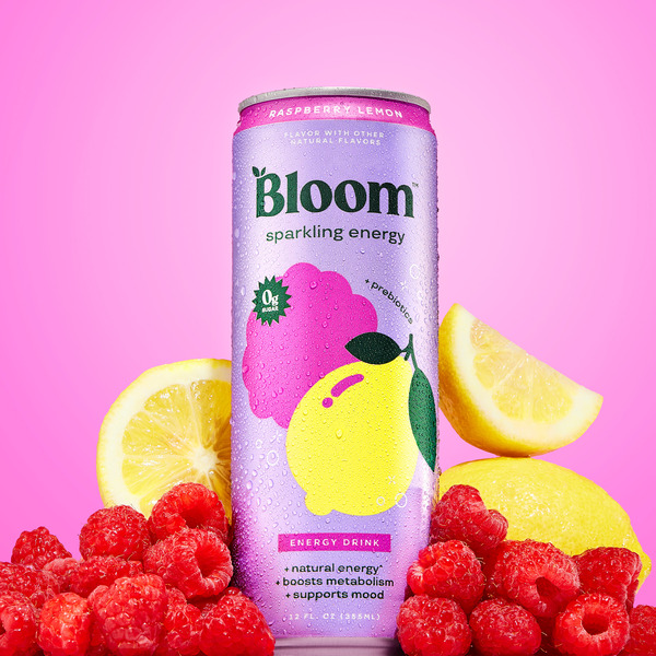 Bloom Sparkling Energy Bloom Sparkling Energy, Carbonated, Raspberry Lemon - Image 3