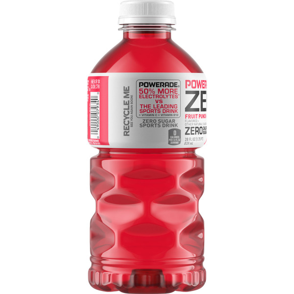 POWERADE Fruit Punch Zero Sugar Sports Drink Bottle - Image 2