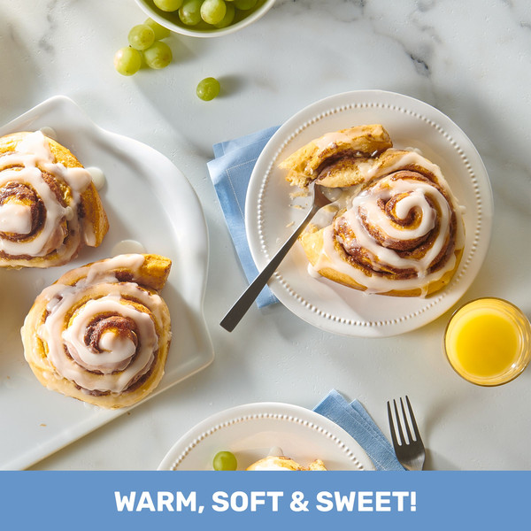 Pillsbury Flaky Cinnabon Cinnamon Rolls and Butter Cream Icing - Image 4