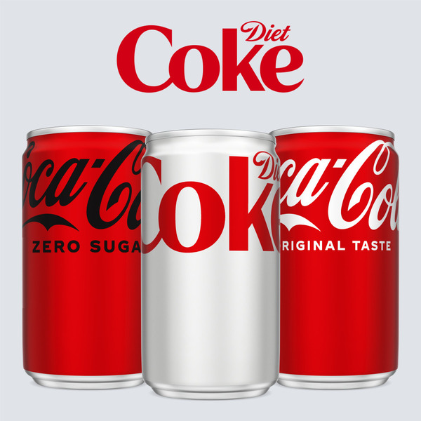 Diet Coke Soda Mini Cans - Image 8