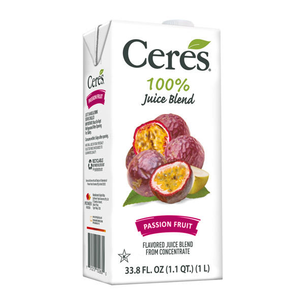 Ceres Passion Fruit Juice, 100% Fruit Juice Blend - Image 2