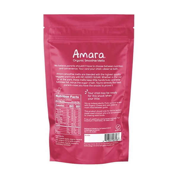 Amara Carrot Raspberry, Smoothie Melts - Image 2