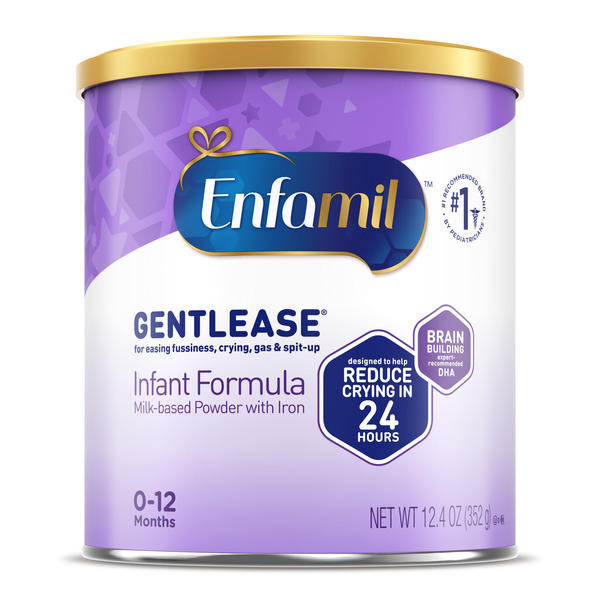 EnfamilĀ® Gentlease Baby Formula, Reduces Fussiness, Crying and Gas, Powder Can