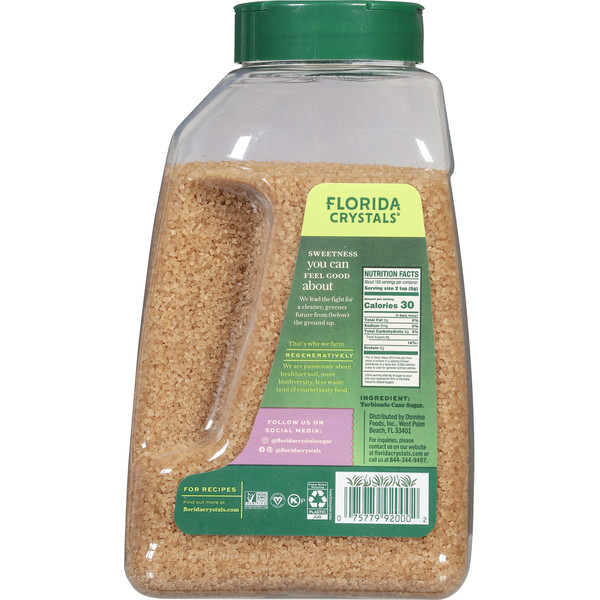 Florida Crystals Turbinado Cane Sugar 44 oz. - Image 4