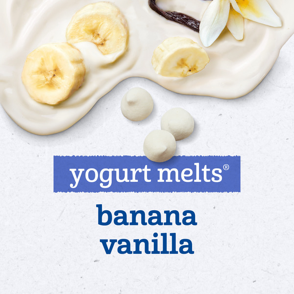 Gerber Stage 3 Baby Food Snacks Banana Vanilla Yogurt Melts Baby Led Feeding - Image 2