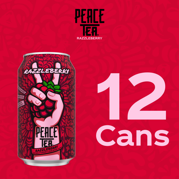 Peace Tea Razzleberry Iced Tea Cans - Image 5