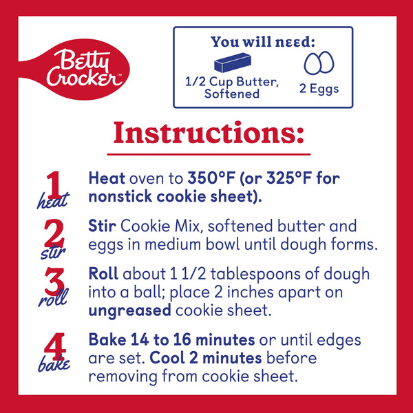 Betty Crocker Soft Baked Chocolate Caramel Flavored Cookie Mix - Image 4
