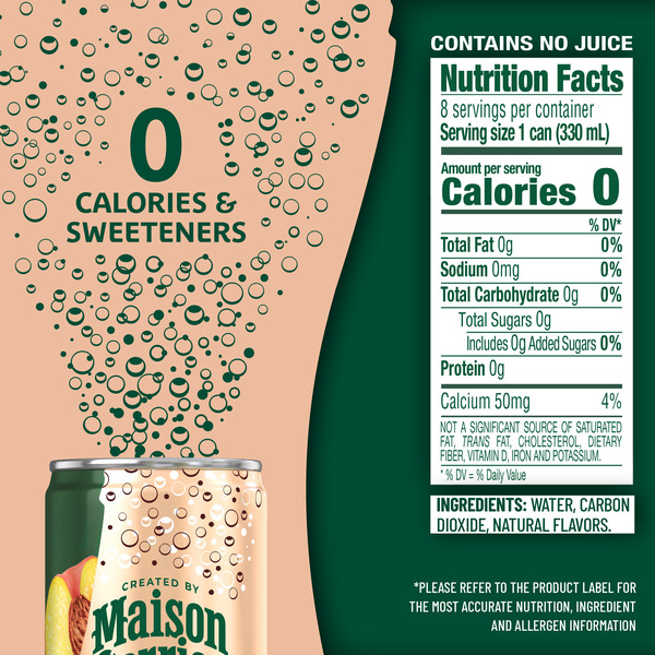 Maison Perrier Forever Peach Flavored Sparkling Water - Image 6