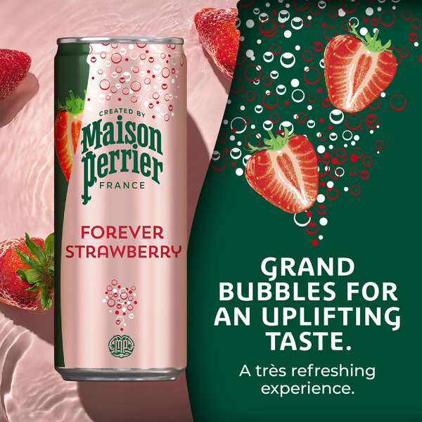 Maison Perrier Forever Strawberry Flavored Sparkling Water - Image 2