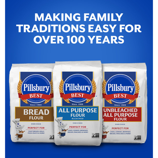 Pillsbury Best Bleached All Purpose Flour, 5 lb Bag - Image 6
