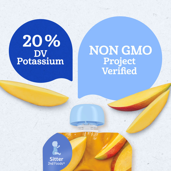Gerber Stage 2 Baby Food Mango Puree Pouch - Image 4