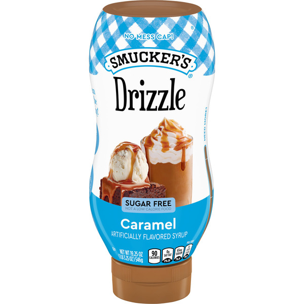 Smucker's Smucker’s Drizzle Sugar Free Caramel Artificially Flavored Syrup, Squeeze