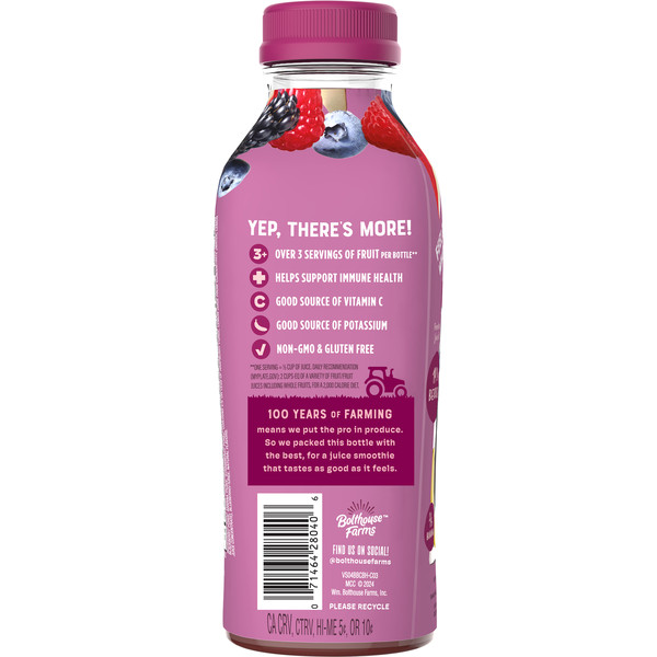 Bolthouse Farms 100% Juice Smoothie, Berry Boost - Image 2
