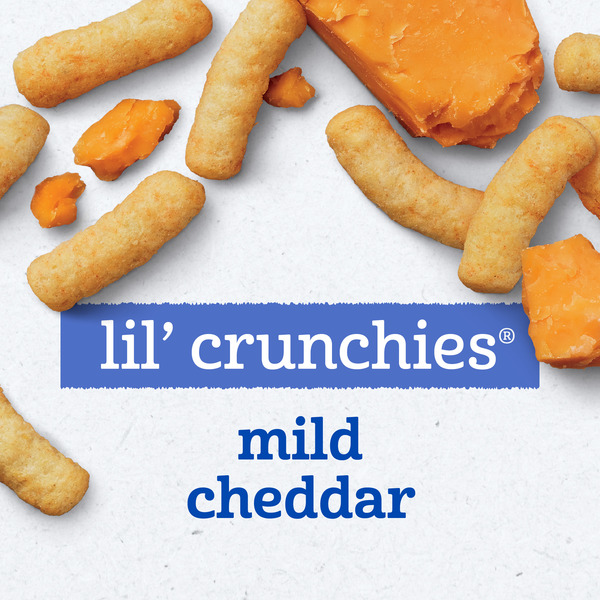 Gerber Stage 3 Baby Food Snacks Mild Cheddar Lil' Crunchies Baby Led Feeding - Image 2