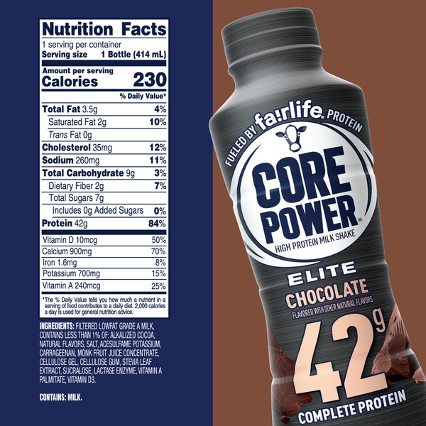 Core Power Elite Chocolate High Protein Milk Shake - Image 6