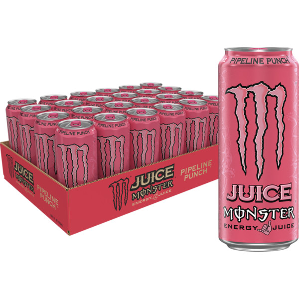 Monster Energy Monster Energy Juice, Pipeline Punch, Juice + Energy Drink, 16 Fl Oz - Image 2